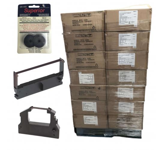 Pallet of 6,814 Epson ERC28, ERC32 Printer & SR-455 Superior Calculator Ribbon