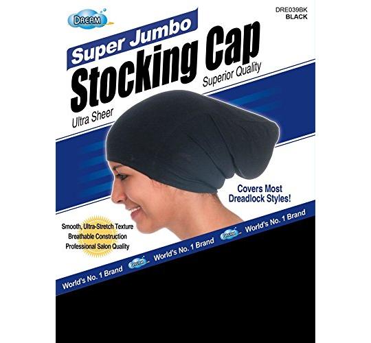 Dream Super Jumbo Ultra-Stretch Stocking Cap BLACK DRE039BK