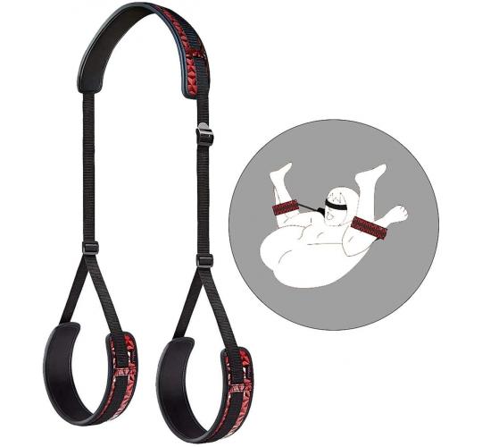 10 pcs - Deluxe Soft and Padded Handcuffs and Headrest Comfortable Body Bondage Restraint|GCSM013|UK SELLER