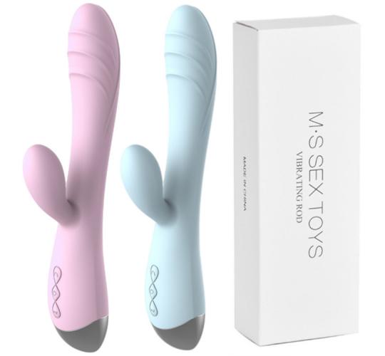 5 pcs - 10 modes Vibrating Rod G-Spot Massager Clitoral Stimulator - Blue and Pink - 2 Mixed Colours - Total 5 pcs|GCAP116-Blue/Pink|UK SELLER
