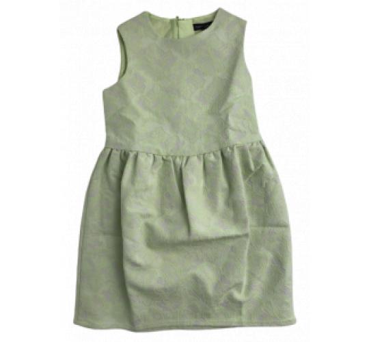 Wholesale Joblot of 6 Ex-Chain Store Girls Lime Green Floral Detail Dresses