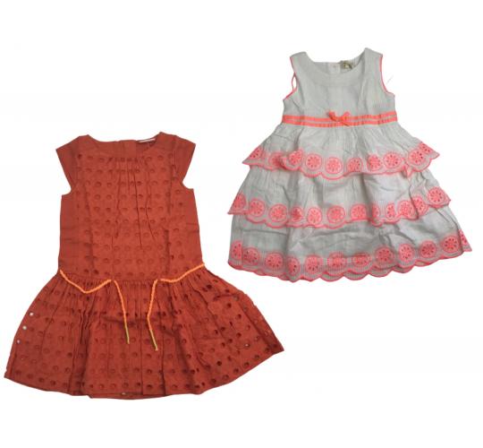 One Off Joblot of 11 Ex-Chain Store Girls Dresses in 2 Styles Range of Sizes