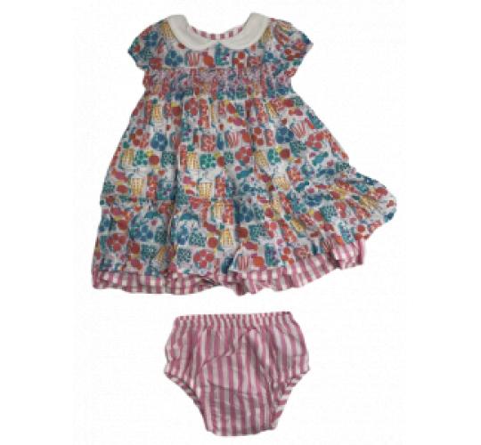 Wholesale Joblot of 10 Ex-Chain Girls Multi-Colour Print Dresses & Pant Sets