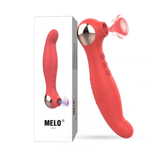 5 pcs - Multi-use 12-mode Vibrator with Suction Stimulator|GCAP097|UK SELLER