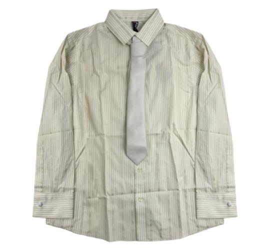 One Off Joblot of 4 Boys Ex-Chain Store Gold Lux Shirt with Cufflink 11 - 14 yrs