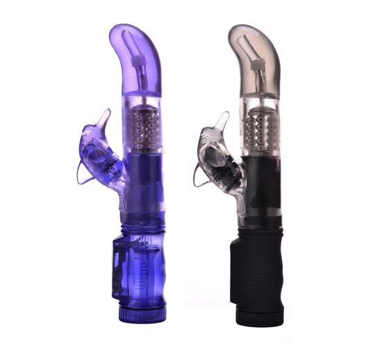 5 pcs - Multi Speed Passion Wave Dolphin Vibrator – 2 Random Colours|GCAP101-Black/Purple|UK SELLER