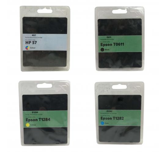 One Off Joblot of 286 Mixed Ink Cartridges - Compatible, Canon, Etc.