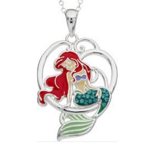 10 pcs - The Little Mermaid Ariel Pendant Necklace|GCJ372|UK SELLER