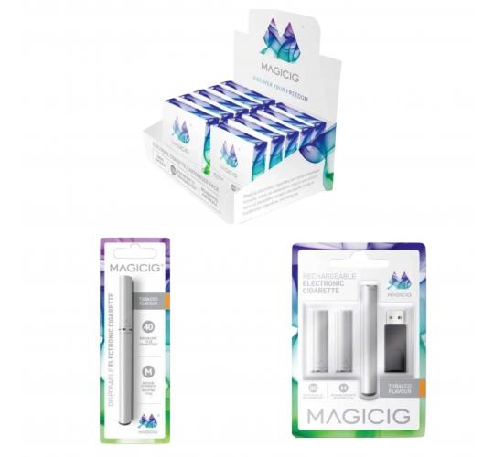 One Off Joblot of 534 Magicig Rechargeable, Disposable eCigs & Refills (Faulty)