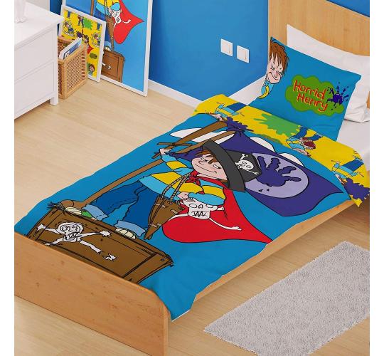 200 x Horrid Henry Reversible Single bed Linen sets 