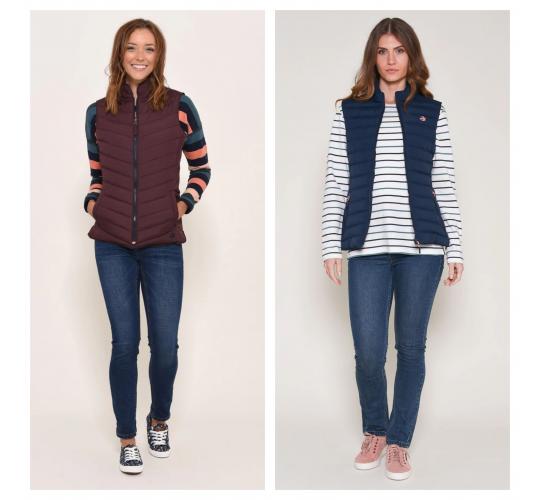 One Off Joblot of 18 Ladies Brakeburn Mixed Lightweight Gilets - Size 8 - 16