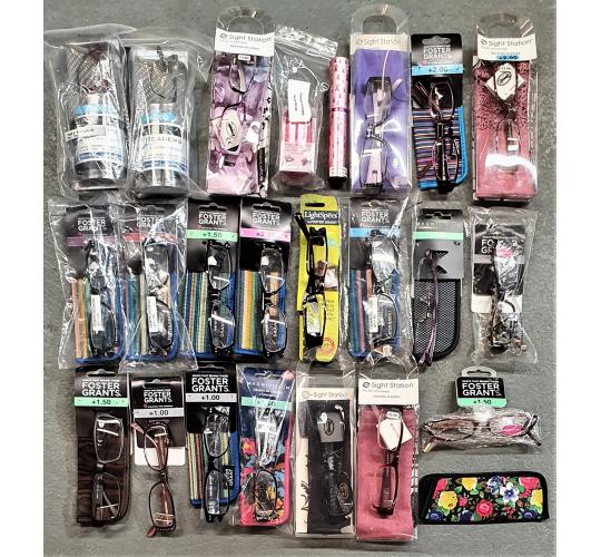 NEW 150 pcs - Reading Glasses Foster Grant/Magnivision/Sight Station