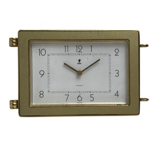 One Off Joblot of 25 Vintage Elite Quartz Gold Coloured Clock