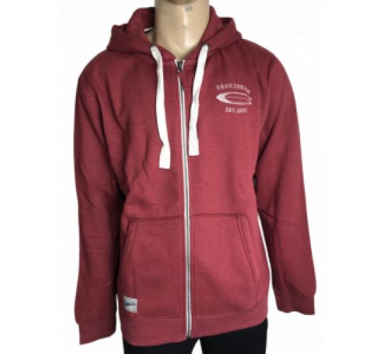 One Off Joblot of 8 Brakeburn Mens Watersport Hoody in Red Sizes S & XXL
