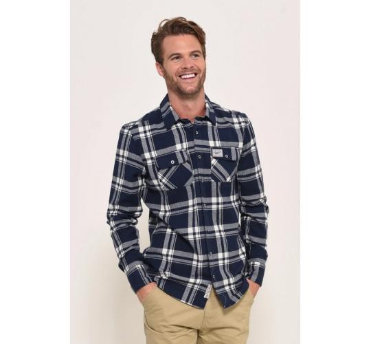 One Off Joblot of 8 Brakeburn Mens Flannel Checked Shirt - Size XS-S