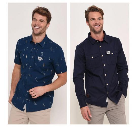 One Off Joblot of 3 Brakeburn Mens Mixed Shirts - Size XS-XXL