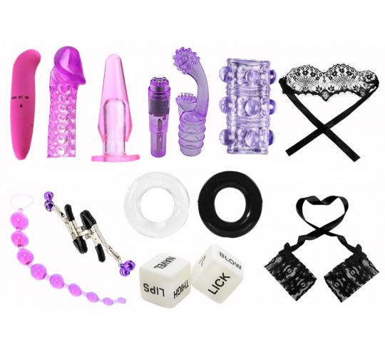 60 pcs - 12-Piece Couples Sex Toys Kit - 5 Sets|GCAPSET001|UK SELLER