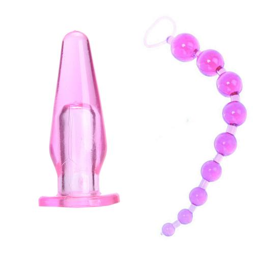 10 pcs - Beginners Anal Bead Finger Butt Plug Play Set - 5 Sets|GCAPSET005|UK SELLER