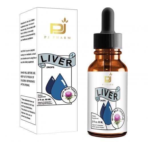 Natural Liver Support Complex Drops 60ml 