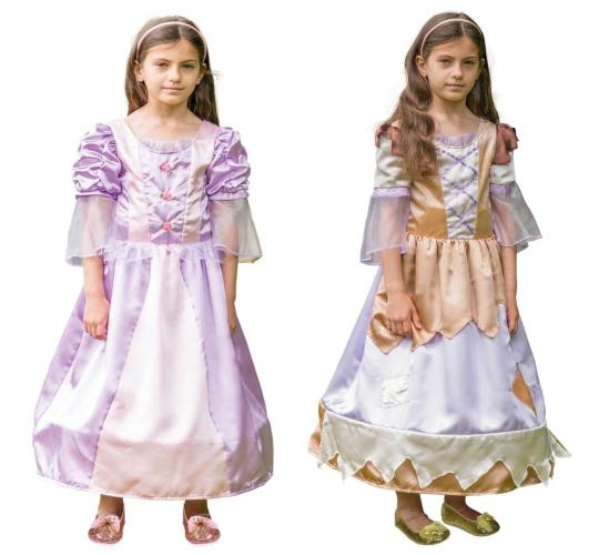 15 x Travis Rags to Riches Reversible Pricess dress Age 3-5 6-8