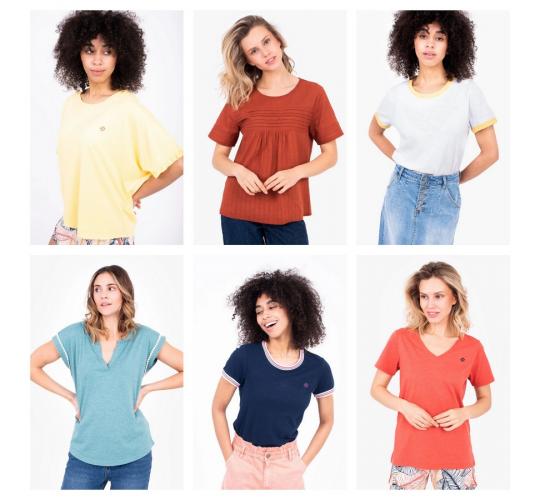 One Off Joblot of 13 Brakeburn Ladies Mixed T-Shirts - Size 8