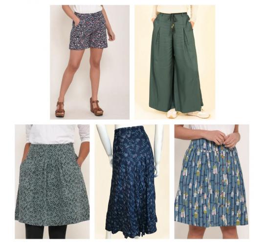 One Off Joblot of 10 Brakeburn Ladies Mixed Shorts, Skirts & Trousers