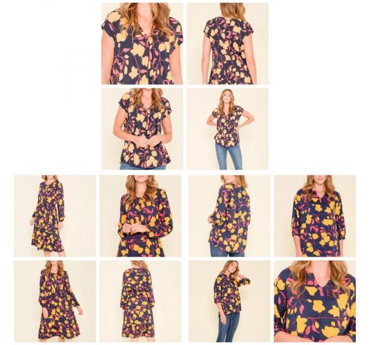 One Off Joblot of 13 Brakeburn Darcie Colorful Floral Clothing 3 Styles Size 8