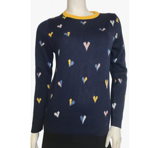 One Off Joblot of 14 Brakeburn Ladies Hearts Jumper - Size 8