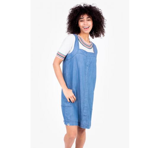 One Off Joblot of 5 Brakeburn Eliana Denim Pinafore Dress Size 8