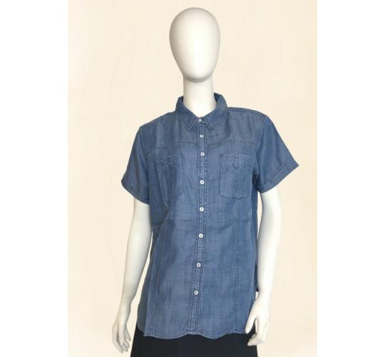 One Off Joblot of 12 Brakeburn Ladies Denim Freyja Shirt - Size 8