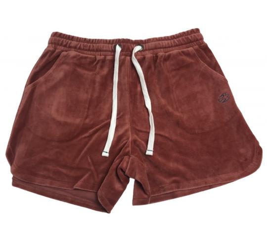 One Off Joblot of 3 Brakeburn Ladies Sydling Velour Shorts Red Size 8