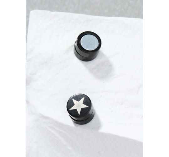 10 Pairs - Stainless Steel Magnetic Non pierced Black Star Stud Earrings|GCJ556|UK SELLER