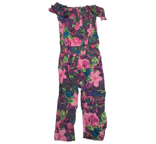 Wholesale Joblot of 50 Girl's Ex-Chainstore Floral Playsuit - Size 3Y-8Y