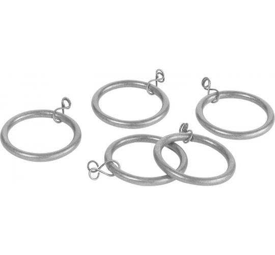 Job Lot 141packs of 6 Silver Curtain Pole Rings For 20mm Poles