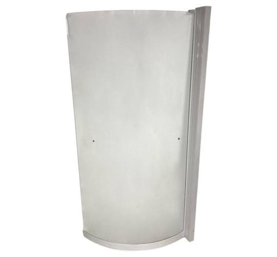 One Off Pallet of 6 Cesana Curved Glass Bath Shower Screen - 142 x 76cm