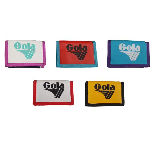 Gola Retro Nylon Trifold Wallets Zip / Note / Photo Compartments Brand New in Packets