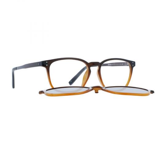 One Off Joblot of 30 INVU Brown Milky Honey Clip-on Polarized Glasses