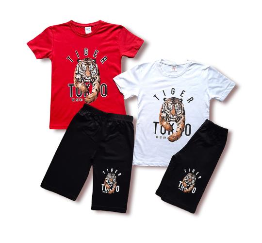 Joblot of 10x Brand New Boys 2-Pcs Shorts Set - Sizes 8y-12y