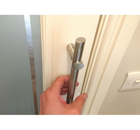100 x Door pull handle 400mm Stainless Steel Satin finish Universal fitting