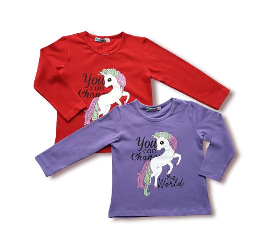 Joblot of Brand New Girls 10 Pack/2 Colours Top - Sizes 2y-7y
