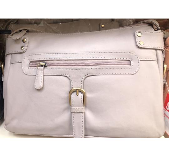 Rosy - (Vellutio Napa) Multi Buckle Cross Body Bag by Bolla