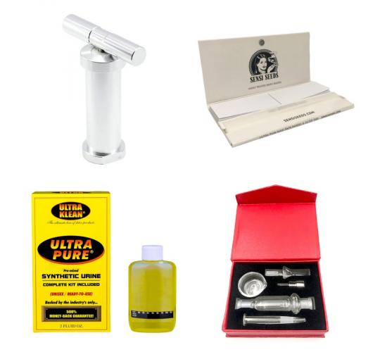 One Off Joblot of 13 Mixed Smoking Stock - Presser, Papers, Etc.