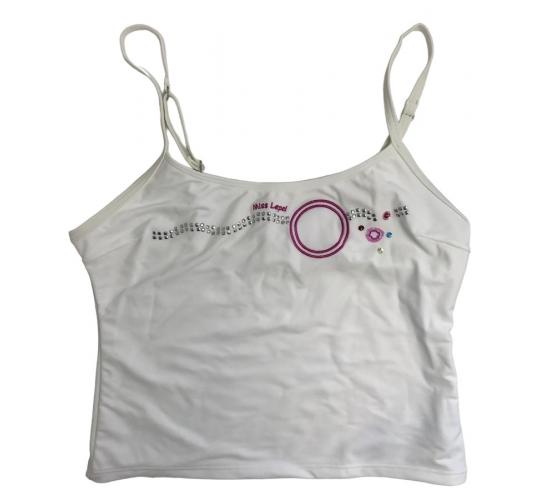 One Off Joblot of 31 Miss Lepel Ladies White Tankini Top Sizes XS-L