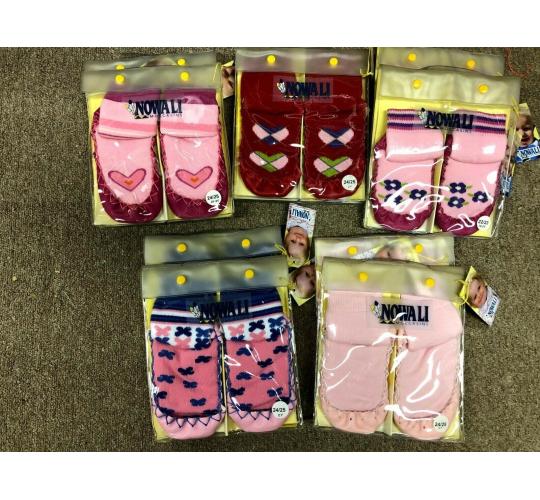 Girls Mocassins/ Slippers- 50 pairs age 2-3years