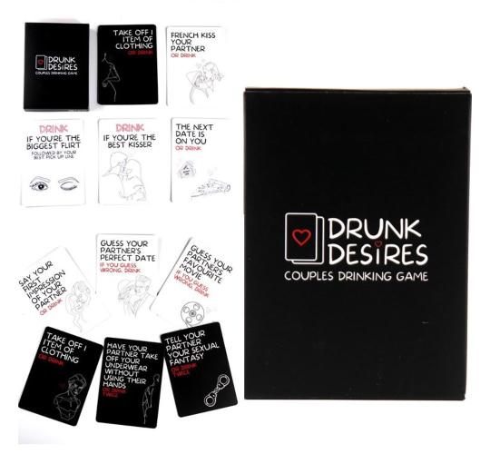 20pcs - Drunk Desires Sex Card Adult Couples Drinking Game|GCAP155-Couples Drinking Game|UK seller