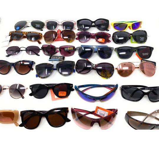 250 Pairs Sunglasses Ladies and Mens Mixed Brands Assorted Styles Brand New