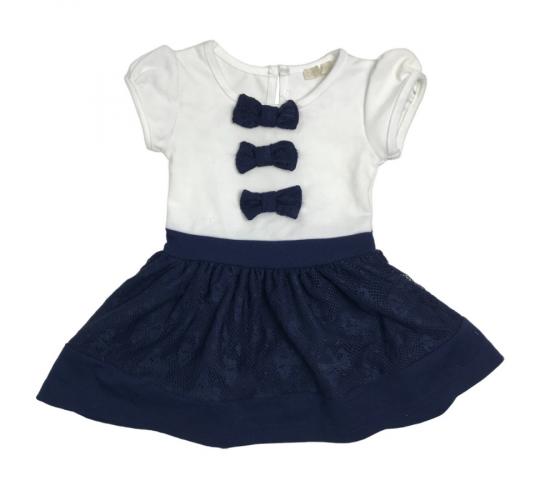 One Off Joblot of 77 Girl's Ex-Chainstore Soft Bow Dress