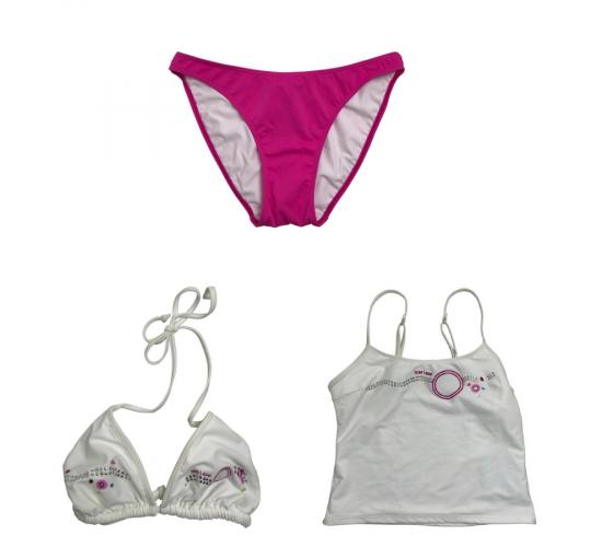 One Off Joblot of 56 Women's Miss Lepel Mixed Swimming Bikini Tops & Bottoms