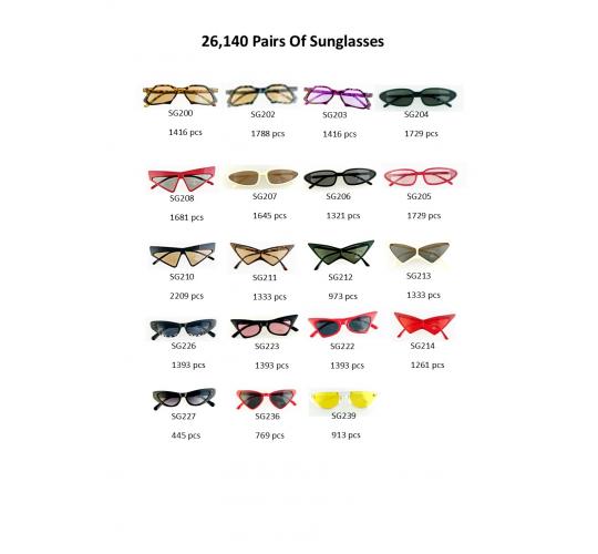 26140 mixed sunglasses