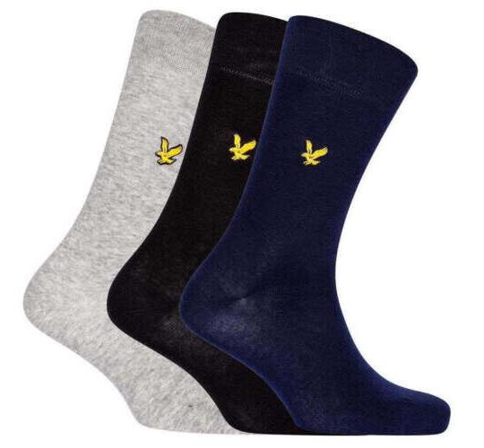 10 x Lyle & Scott designer socks multi pack new and sealed